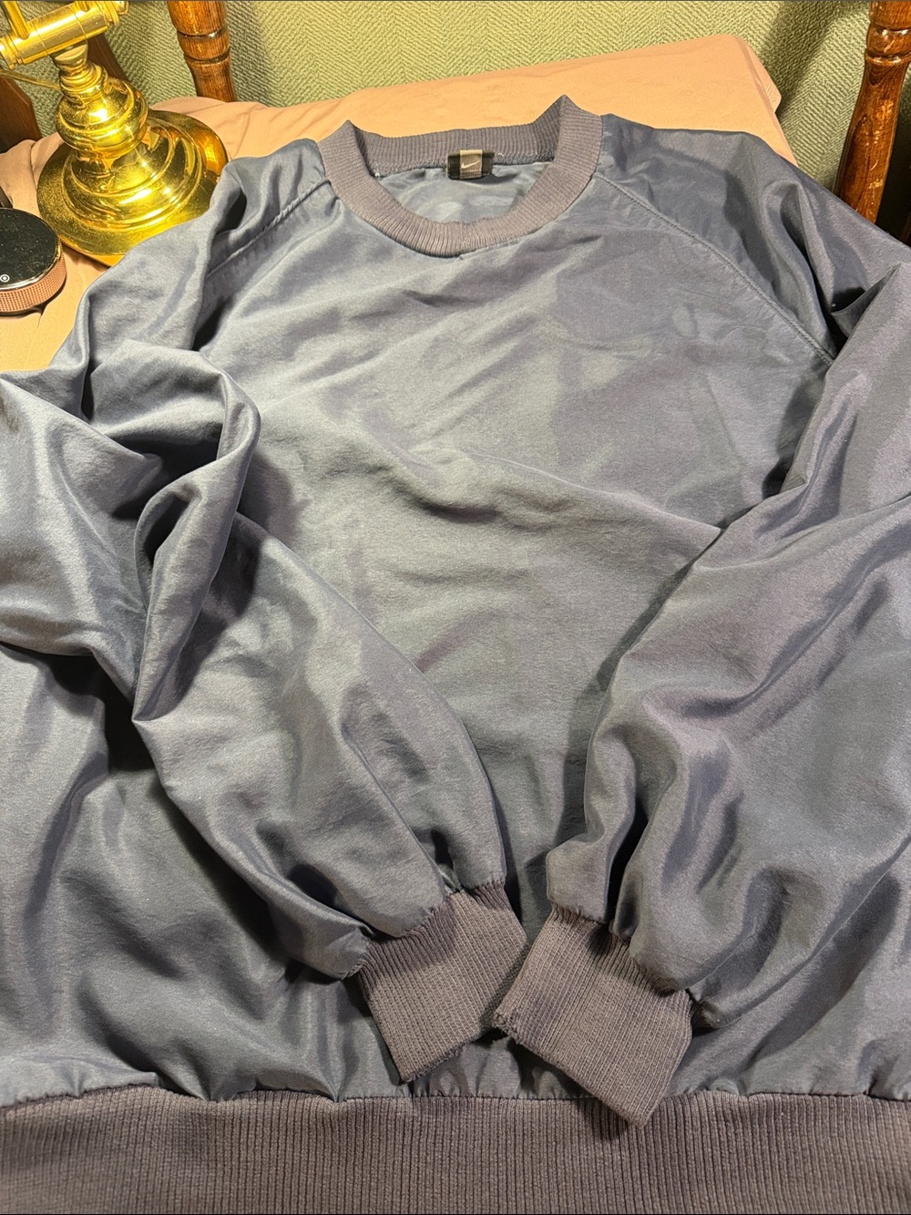 Nike Men's Crewneck Sweater in Slate Gray-Blue